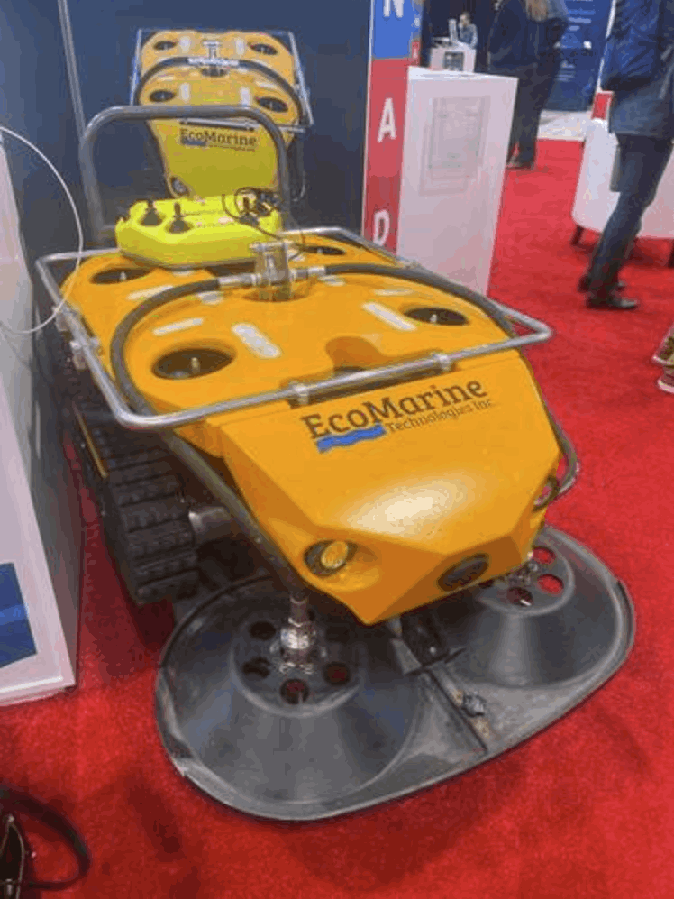 OmniBot displayed at the OCEANS 2024 conference in Halifax