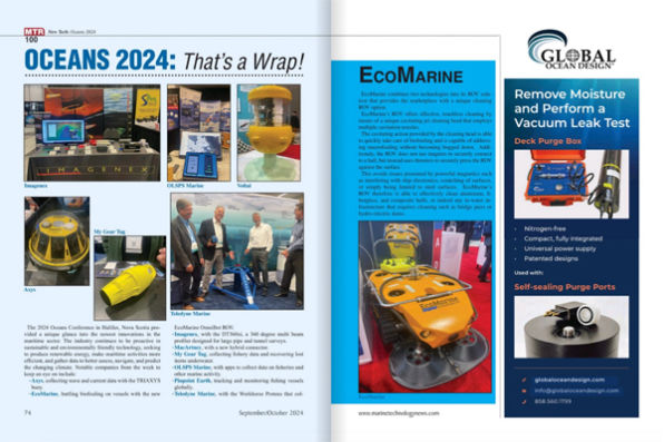 EcoMarine coverage in Marine Technology Reporter