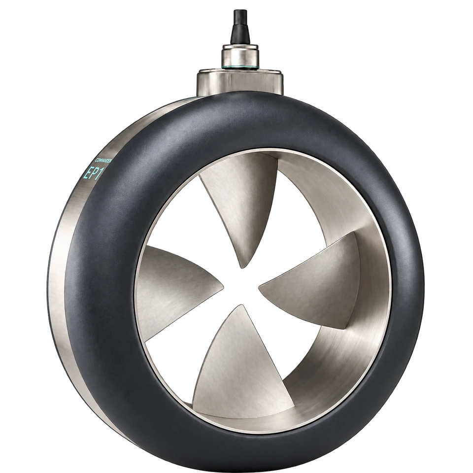 EP1 shaftless propulsion unit with a rim-driven rotor and short motor profile